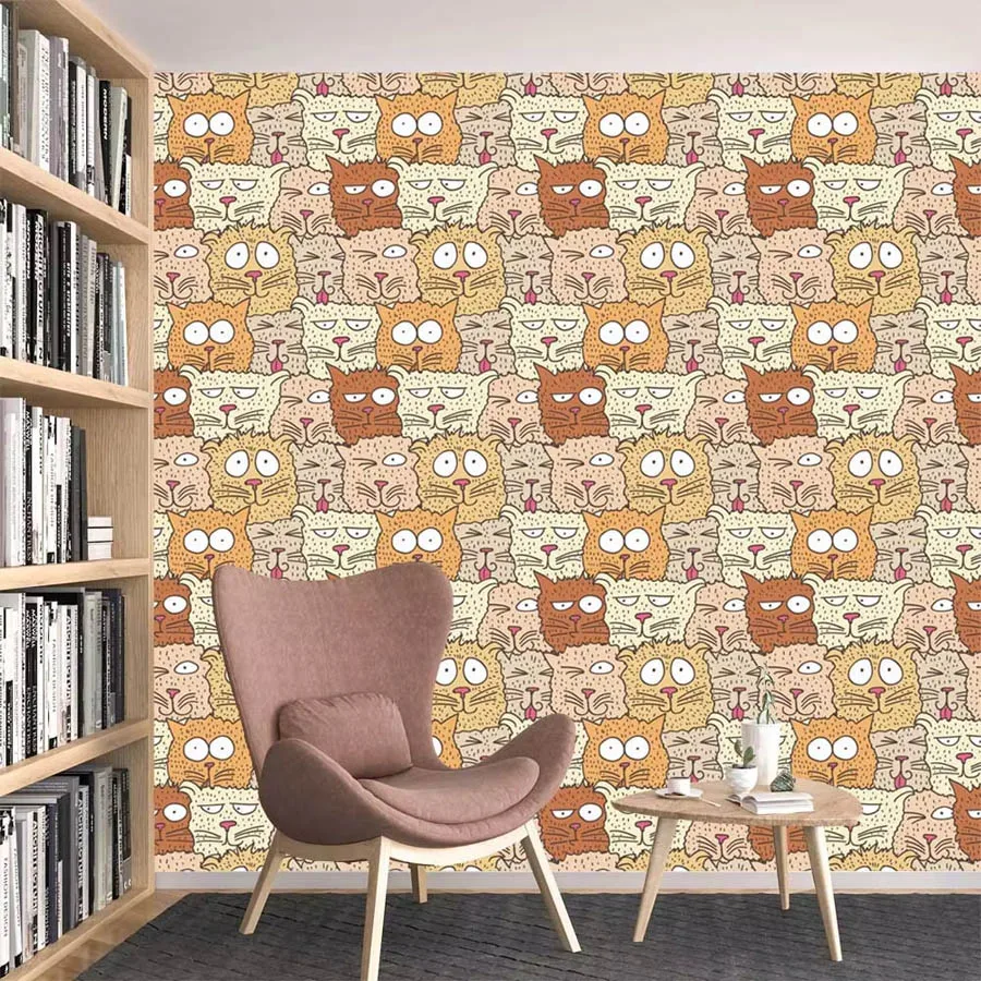 Baby Nursery Peel And Stick Wallpaper - Personalizado dos desenhos animados à prova