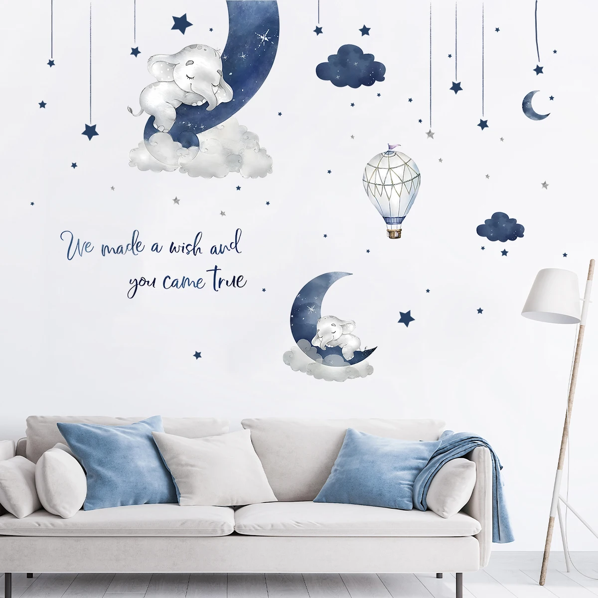 Baby Nursery Decor Girl - 1pc dos desenhos animados animal elefante