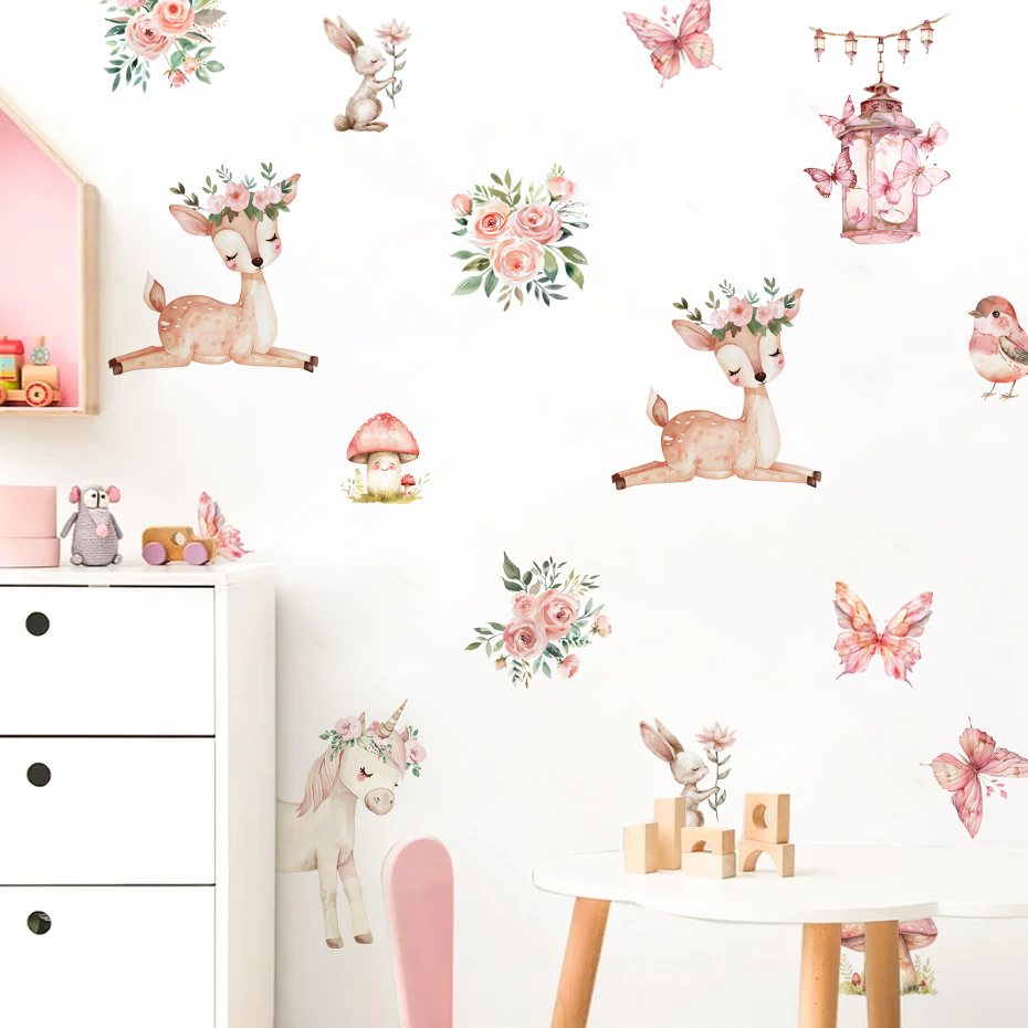 Dos desenhos animados veados a - Baby Girl Nursery Quotes avaliação e preço