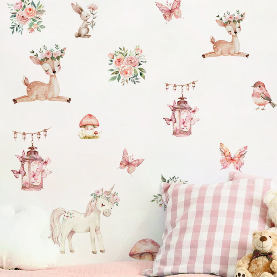 Dos desenhos animados veados a - Baby Girl Nursery Quotes avaliação e preço
