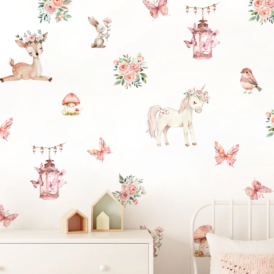 Dos desenhos animados veados a - Baby Girl Nursery Quotes avaliação e preço