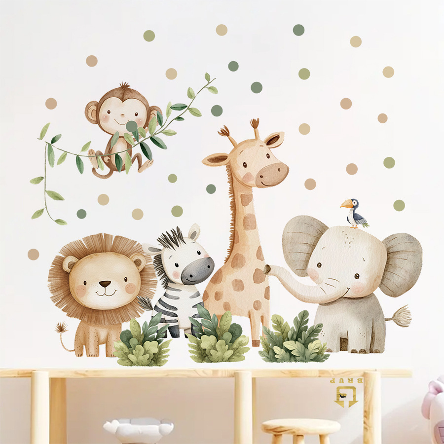 Boho floresta animais adesivos - Baby Nursery Decor Girl avaliação e preço