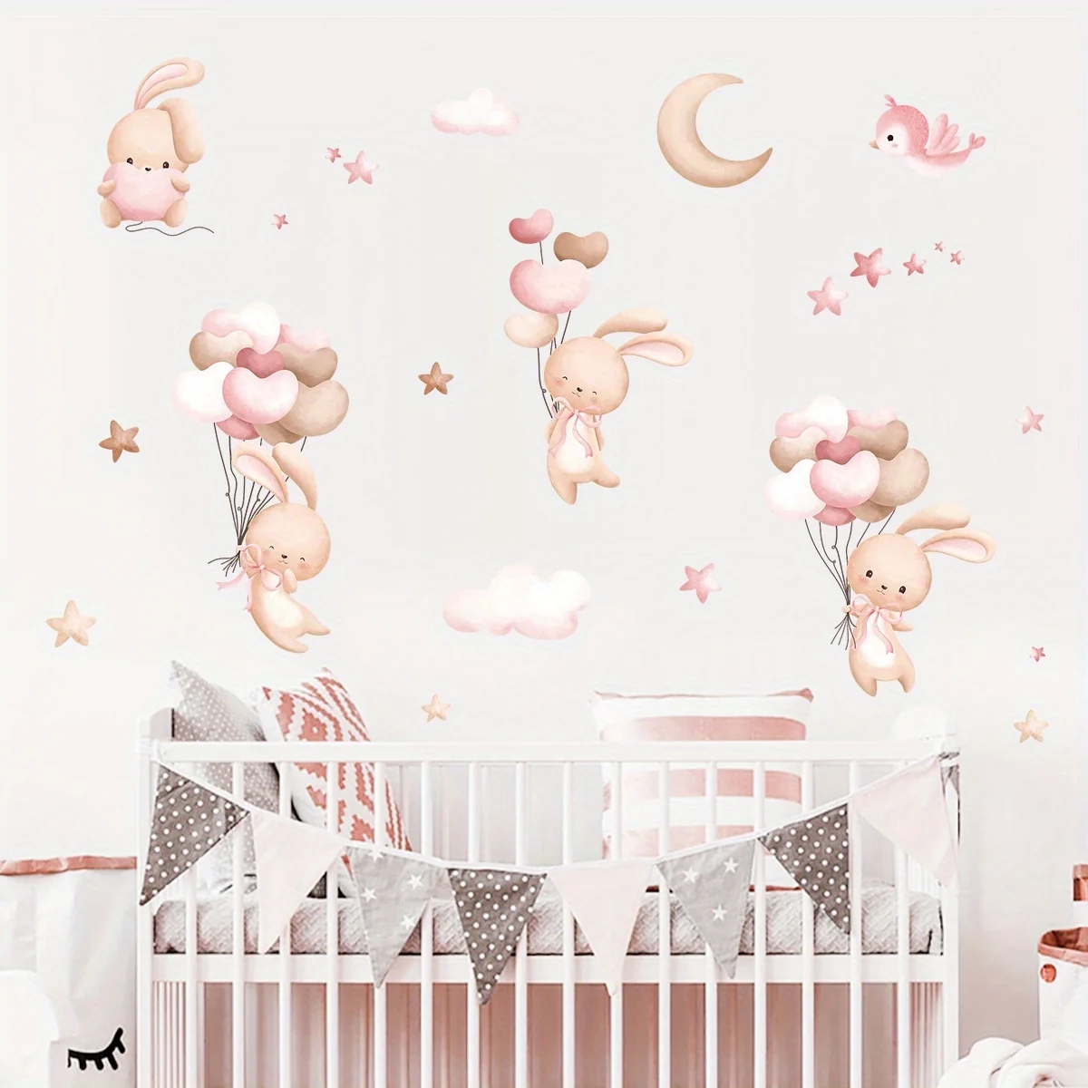 Adesivos de parede com balão d - Baby Girl Nursery Quotes avaliação e preço