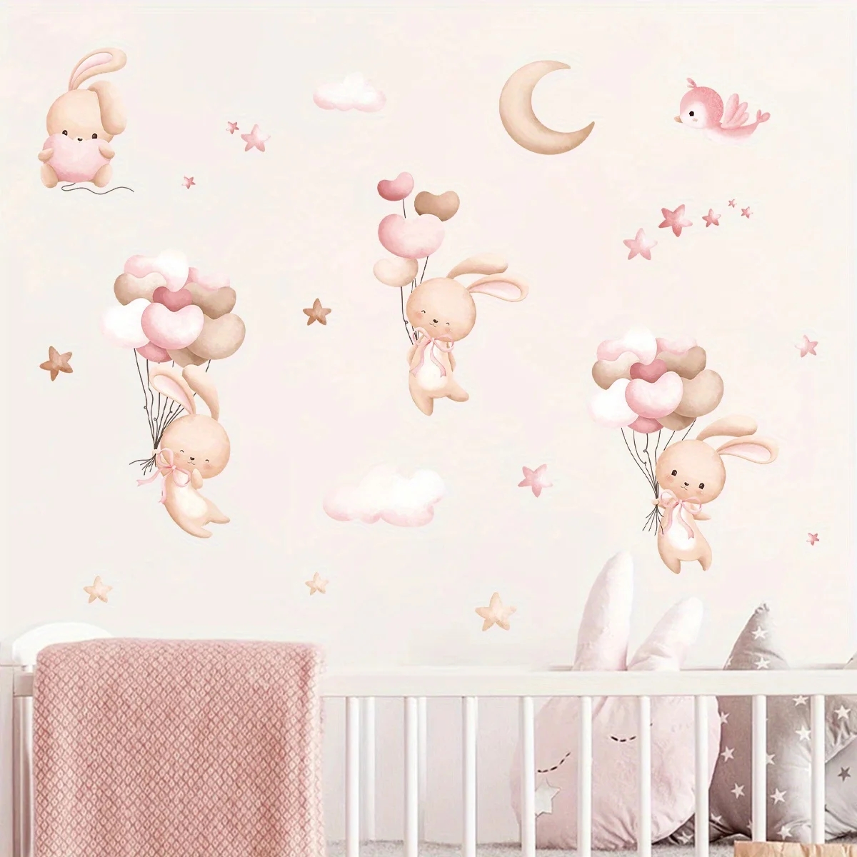 Adesivos de parede com balão d - Baby Girl Nursery Quotes avaliação e preço