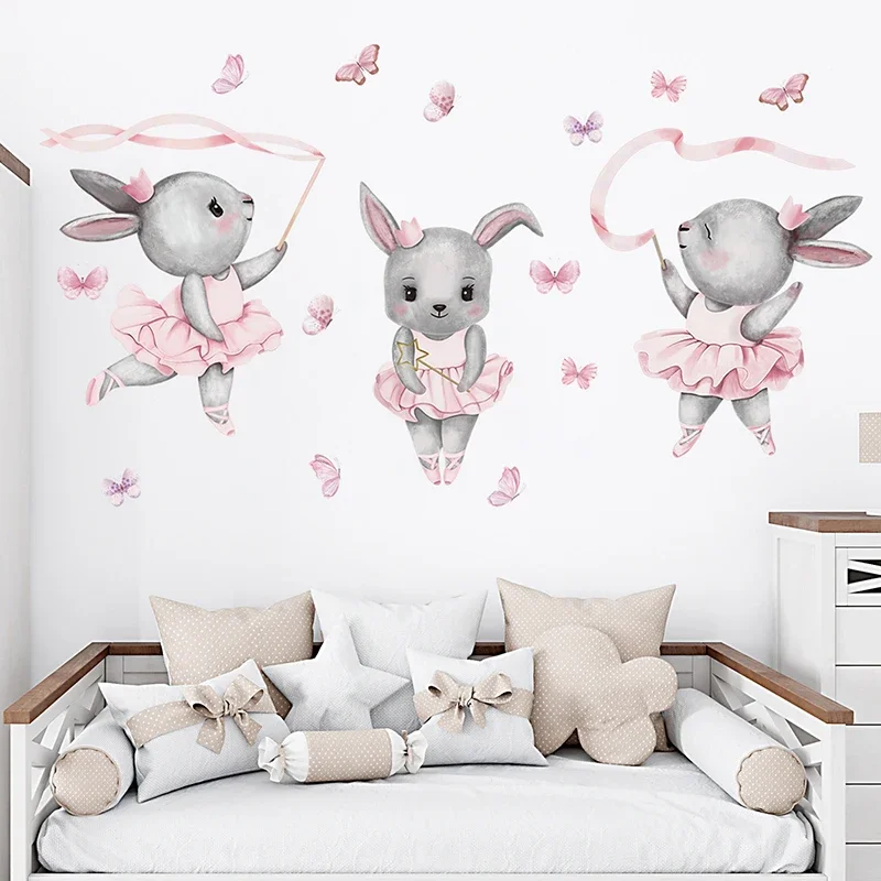 Pintura à mão ballet coelho da - Baby Girl Nursery Quotes avaliação e preço