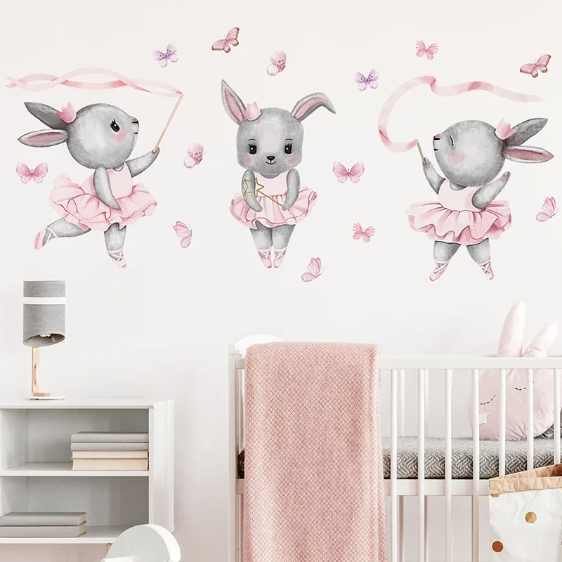 Pintura à mão ballet coelho da - Baby Girl Nursery Quotes avaliação e preço