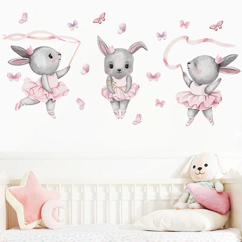 Pintura à mão ballet coelho da - Baby Girl Nursery Quotes avaliação e preço