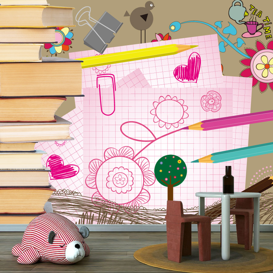 Livros de desenhos animados de - Baby Nursery Peel And Stick Wallpaper avaliação e preço