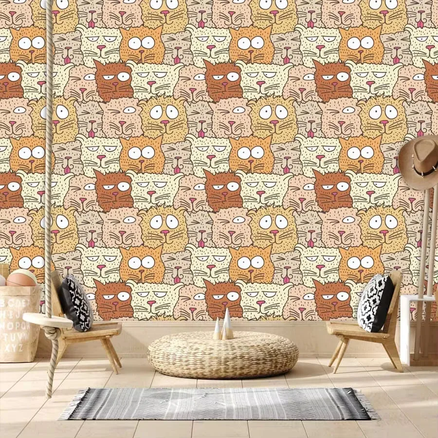 Personalizado dos desenhos ani - Baby Nursery Peel And Stick Wallpaper avaliação e preço