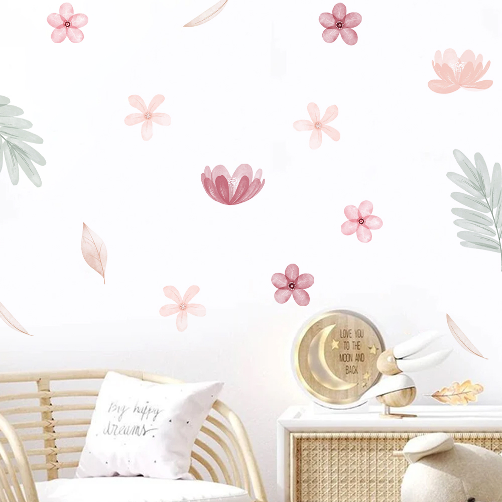 Boho folhas botânicas diy deca - Baby Nursery Decor Girl avaliação e preço