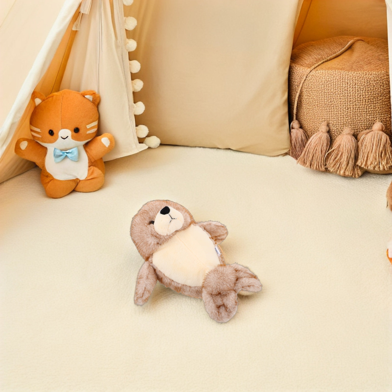 Almofada de Pelúcia de Foca Ma - Baby Nursery Decor Girl avaliação e preço