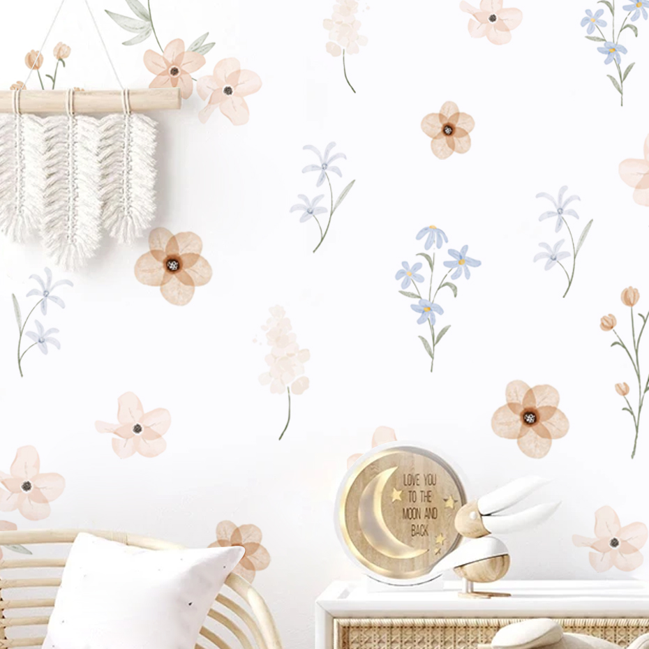Adesivos de parede de flores a - Baby Girl Nursery Quotes avaliação e preço