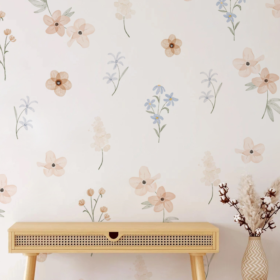Adesivos de parede de flores a - Baby Girl Nursery Quotes avaliação e preço