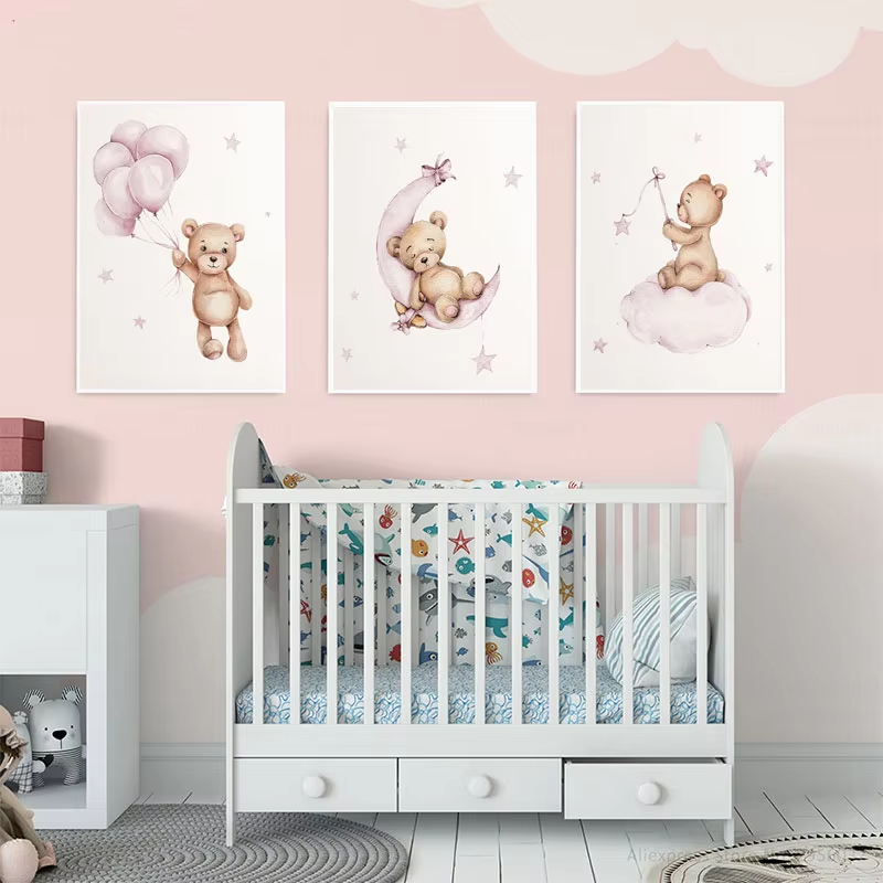 Decoração de Parede para Quart - Baby Nursery Decor Girl avaliação e preço